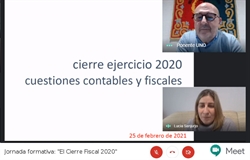 Nota de prensa: Jornada sobre "El Cierre Fiscal 2020"