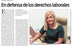 Nota de prensa no diario "La Región" (04/04/2020)