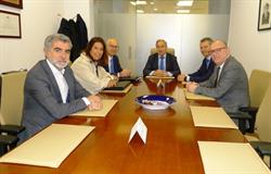 Reunión Institucional entre el Colegio y Ibermutua Gallega