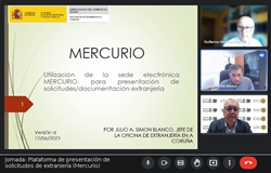 Celebración da xornada sobre "Plataforma de estranxeiría-Mercurio"