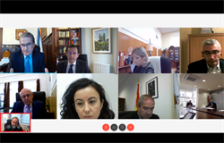 Reunión de la Comisión Seguimiento Covid-19 del TSJG (19/10/2020)