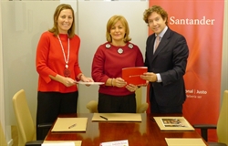 Firma convenio colaboración con Banco Santander, S.A.