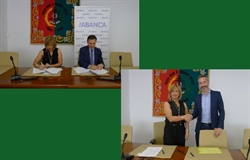 Firma Convenios colaboración (Abanca y Termaria)