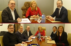 Reuniones de trabajo con varias entidades