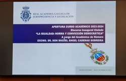 Nota de prensa: Apertura del Curso Académico 2023-2024 RAGJYL