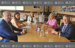 Visita institucional con la nueva Conselleira de Promoción del Empleo e Igualdad
