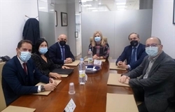 Reunion de trabajo con la mutua Intercomarcal