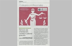 Anuncio en el diario "La Opinión" (31/03/2021)