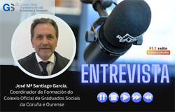 O noso Coordinador de Formación expón próximas actividades en RadioIntercoruña