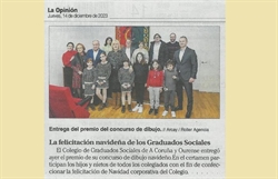 Nota de prensa: Entrega premio XII Concurso de Debuxo