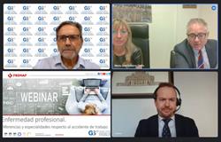 Celebración de la webinar sobre la “Enfermedad Profesional”
