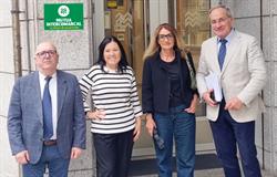 Delegación da nosa Corporación visita a Mutua Intercomarcal na Coruña