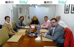 Firmas de convenios con Bilky e Conversia