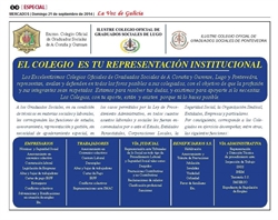 O Colexio é a túa representación institucional.