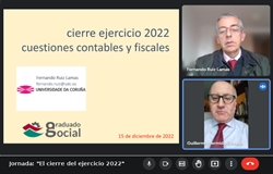 Nota de prensa: Jornada sobre “El cierre de ejercicio 2022”.