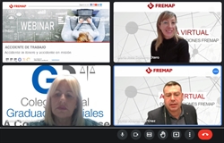 Celebración de la webinar: "Accidente in itinere y accidente en misión"