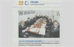 Nota de prensa en "El Ideal Gallego"