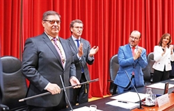 Acto de toma de posesión del nuevo Rector de la UDC