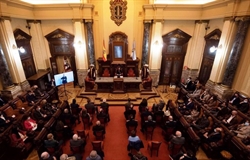 Recepción institucional polo Nadal (Concello da Coruña)