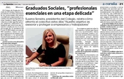 Notas de prensa de nuestro colectivo, sobre el COVID-19