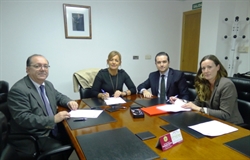 Firma de Convenio con Banco Santander, S.A.