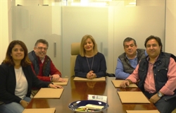 Visita de los Presidentes de los Colegios de Badajoz, Lanzarote y Salamanca