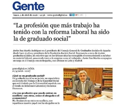 Entrevista ao Presidente do Consello Xeral de Graduados Sociais de España