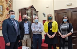 Reunión co alcalde de Ourense para presentar o SOXLG