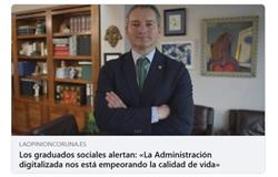 Nuestro vicepresidente 1º habla sobre la digitalización en la Administración