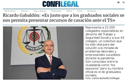 Nota de prensa: Entrevista al Presidente del Consejo General, Ricardo Gabaldón