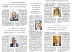 Nota de prensa en el diario "La Opinión" (24/01/2021)