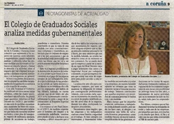 O Colexio analiza medidas gobernamentais