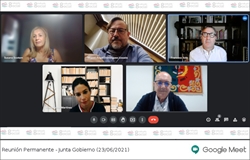 Reunión de traballo con Fabroker e da Comisión Permanente (23/06/21)