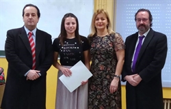Entrega do "Premio mellor Expediente Académico" da Facultade de Ferrol