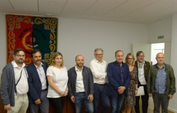 Visita institucional del Portavoz de En Marea en el Parlamento Gallego